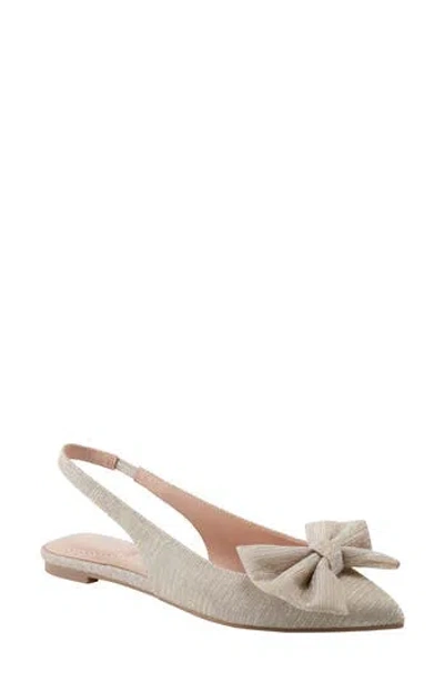 Bandolino Simona Slingback Flat In Gold