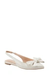 Bandolino Simona Slingback Flat In Ivory