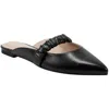 Bandolino Sonny 3 Womens Pointed Toe Slip On Mules In Black