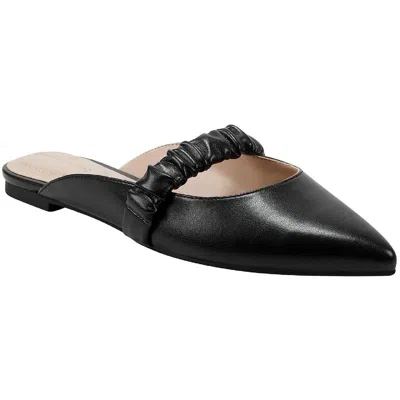 Bandolino Sonny 3 Womens Pointed Toe Slip On Mules In Black