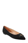 Bandolino Starry Pointed Toe Flat In Black