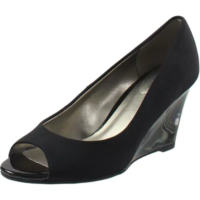 Bandolino Tuff Love 2 Womens Mixed Media Man Made Wedge Heels