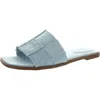 Bandolino Vanelli Womens Woven Canvas Slide Sandals In Blue