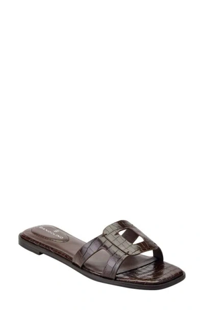 Bandolino Vienma Slide Sandal In Brown