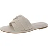 Bandolino Vistan3 Womens Criss-cross Faux Leather Slide Sandals In Multi