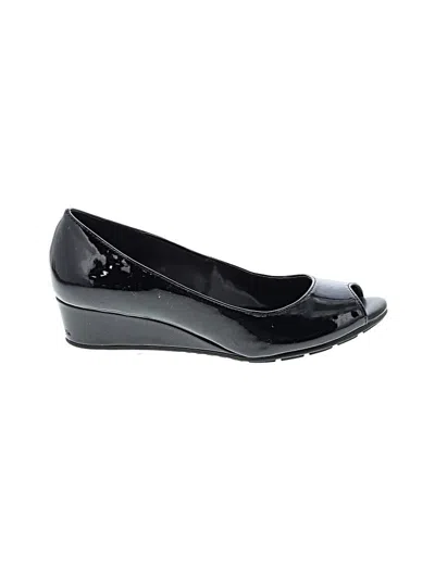 Pre-owned Bandolino Wedges In Black
