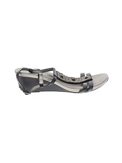 Pre-owned Bandolino Wedges In Gray