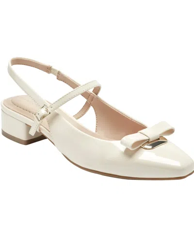 Bandolino Women's Adana Bow Block Heel Slingback Pumps