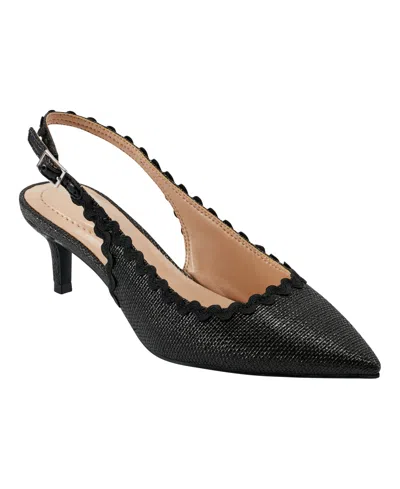 Bandolino Women's Albas Kitten Heel Slingback Pumps In Black