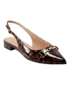 Bandolino Women's Alex Pointy Toe Slingback Flats In Leopard