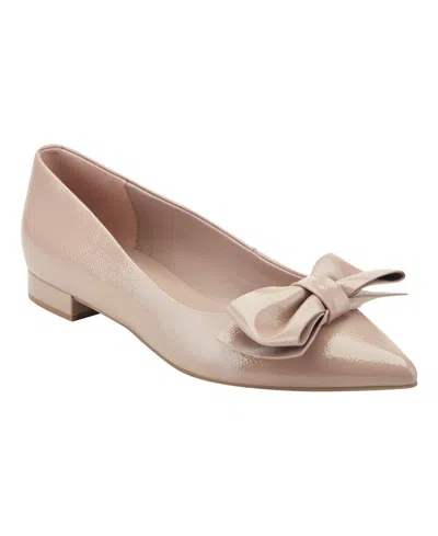 Bandolino Women's Alicce Pointed Toe Slip-on Dress Flats In Light Pink Patent