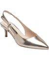 Bandolino Women's Alilac Bow Slingback Kitten Heel Pumps In Neutral