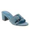Bandolino Ardonna Block Heel Sandal In Blue Denim