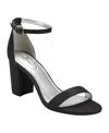 Bandolino Armory 2 Ankle Strap Sandal In Black Shimmer