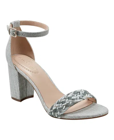 Bandolino Women's Armory Block Heel Dress Sandals In Gray
