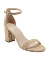 Bandolino Women's Armory Block Heel Dress Sandals In Neutral