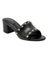 Bandolino Women's Astill Studded Block Heel Sandals In Black