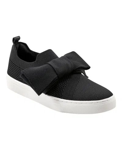 BANDOLINO WOMEN'S BRYCE BOW KNIT SLIP ON SNEAKERS