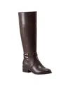 Bandolino Womens Dennie Knee High Riding Boots Regular Wide Calf In Dark Brown