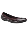 Bandolino Women's Edition Ballet Flats In Plum Patent