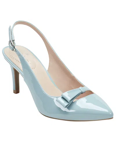 Bandolino Women's Gelli Bow Slingback Pumps In Blue