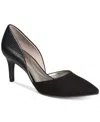 Bandolino Women's Grenow D'orsay Pointed Toe Pumps In Black Lizard