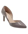 Bandolino Women's Grenow D'orsay Pointed Toe Pumps In Deep Lavender Patent