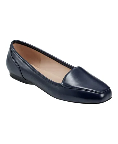 Bandolino Women's Liberty Square Toe Slip-on Loafers In Blue