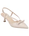 Bandolino Women's Macruz Slingback Kitten Heel Pumps In Neutral