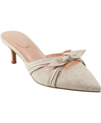 Bandolino Women's Marlow Knotted Kitten Heel Pumps In Light Natural