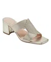 Bandolino Women's Merily Block Heel Dress Sandals In Champagne