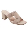 Bandolino Women's Merily Block Heel Dress Sandals In Light Natural