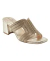 Bandolino Molane Slide Sandal In Gold