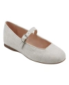 Bandolino Women's Philly Mary Jane Ballet Flats In Sand- Textile