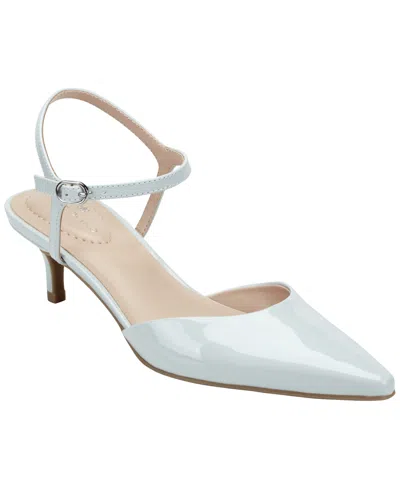 Bandolino Women's Rose Ankle Strap Kitten Heel Pumps In Blue