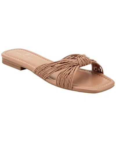 Bandolino Sella Slide Sandal In Brown
