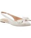 Bandolino Women's Simona Bow Slingback Flats In Ivory