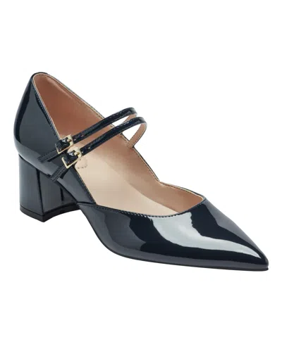 Bandolino Women's Smith Mary Jane Block Heel Pumps In Blue