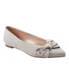 Bandolino Sophy Pointed Toe Flat In Light Natural