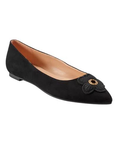 Bandolino Women's Starry Pointy Toe Dress Flats In Black