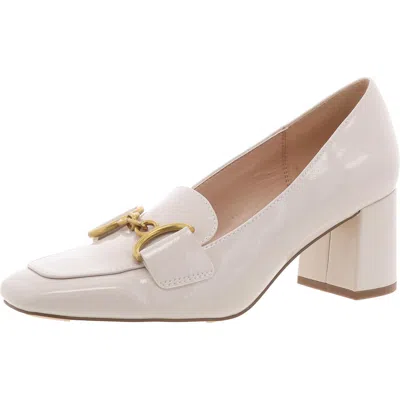 Bandolino Womens Block Heel Man Made Pumps In Brown