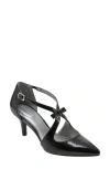 Bandolino Zeffer Kitten Heel Pump In Black Snake