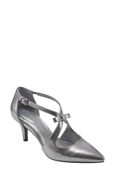 Bandolino Zeffer Kitten Heel Pump In Pewter