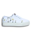 Bangs Shoes Daisy Dreams Platform Low Tops In White