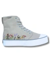 Bangs Shoes Wildflower Wanderer Platform High Tops In Light Grey