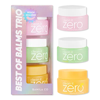Banila Co Clean It Zero Best Of Balms Trio - 3-in-1 Cleansing Balms