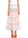Banjanan Agatha Skirt In Candy Stripe In Multi