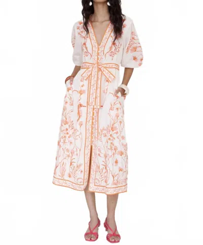 Banjanan Annabelle Dress In Blush In Multi