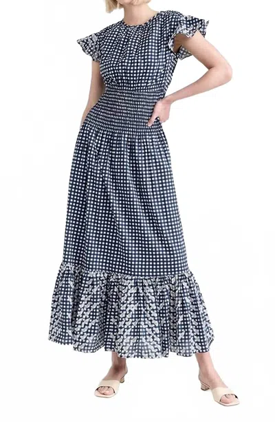 Banjanan Aurelia Dress In Black In Multi