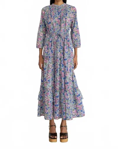 Banjanan Bazaar Dress In Dazzling Blue In Multi